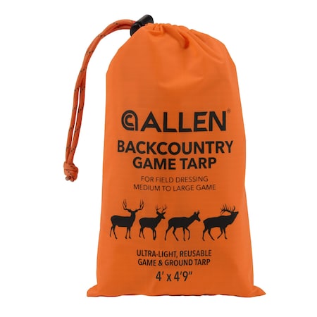 Allen Co Backcountry Game Tarp, 4 x 49, Blaze Orange 5911
